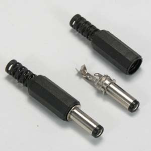 2.1mm/5.5mm Round Plug Solder Type 2.1mm/5.5mm Round Plug Solder Type